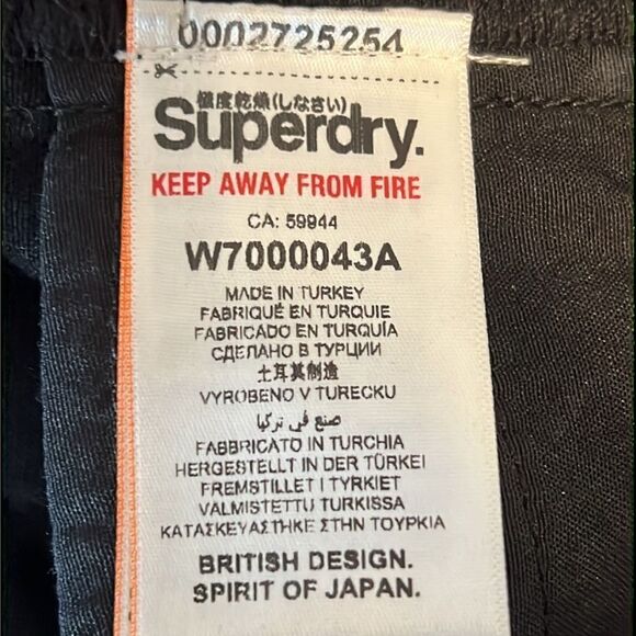 The‎ Superdry Black High Rise Wide Leg Jeans Size 26 - Picture 14 of 16